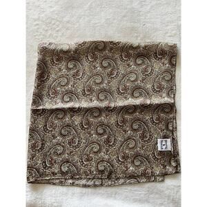 Bronze Paisley Silk Wild Rag